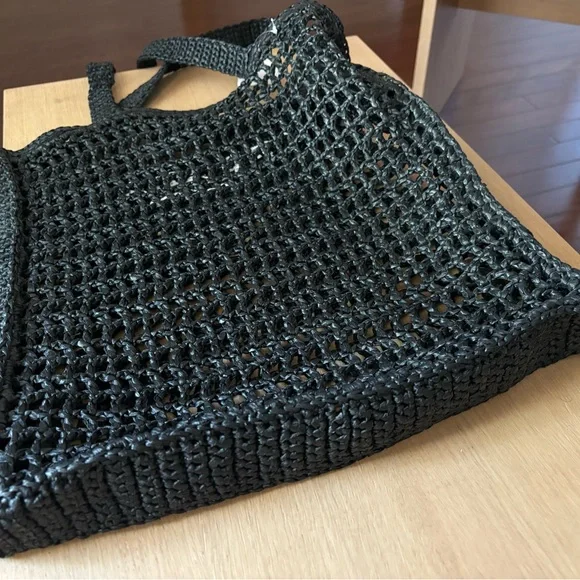 Prada Raffia Tote black - Picture 5 of 11